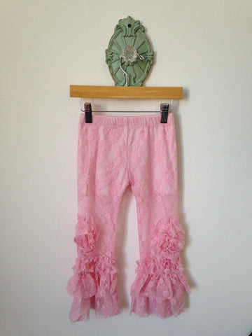 Peony Legging-Pink Lace