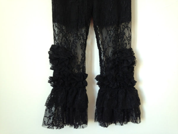 Peony Legging-Black lace