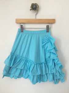 Bustle Skirt- Aqua