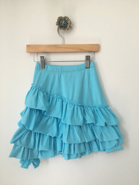 Bustle Skirt- Aqua
