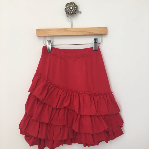 Bustle Skirt- Red
