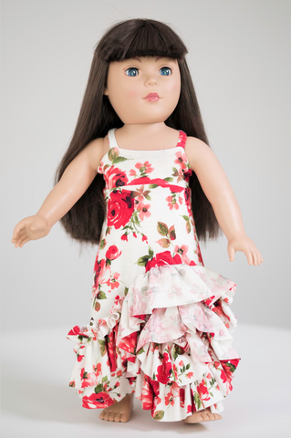 Doll Floral Maxi Dress